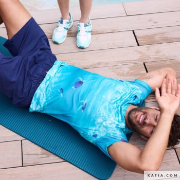 Preview: Sportstoff mit Schildkrötenmuster